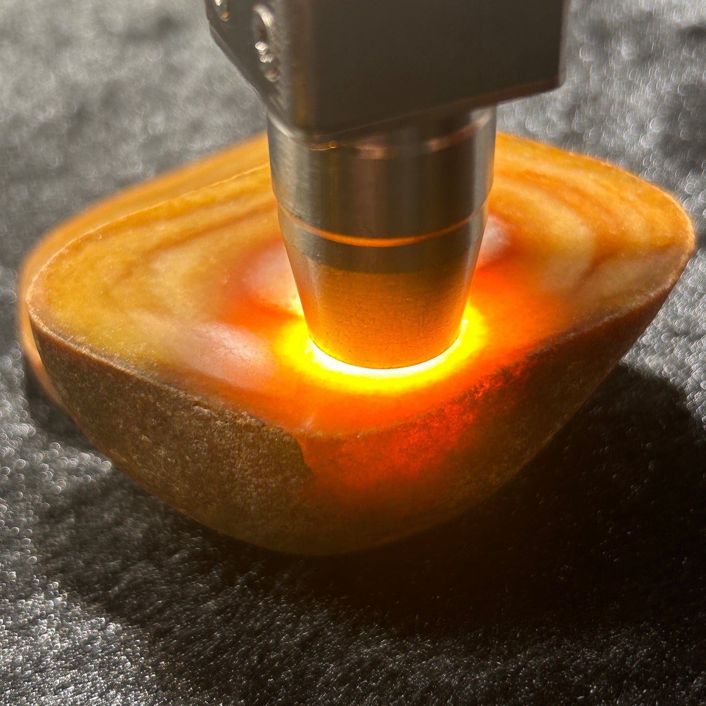 Natural Type A Jadeite | Warm Honey Brown Special Donut | Rare & Unique | 308g | 61×50mm