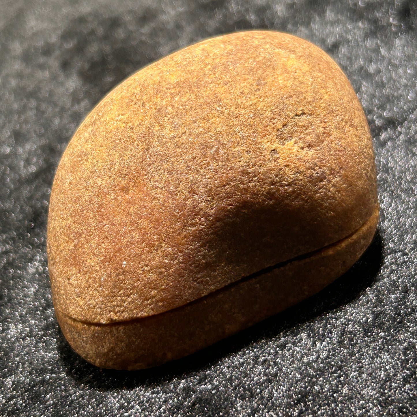 Natural Type A Jadeite | Warm Honey Brown Special Donut | Rare & Unique | 308g | 61×50mm