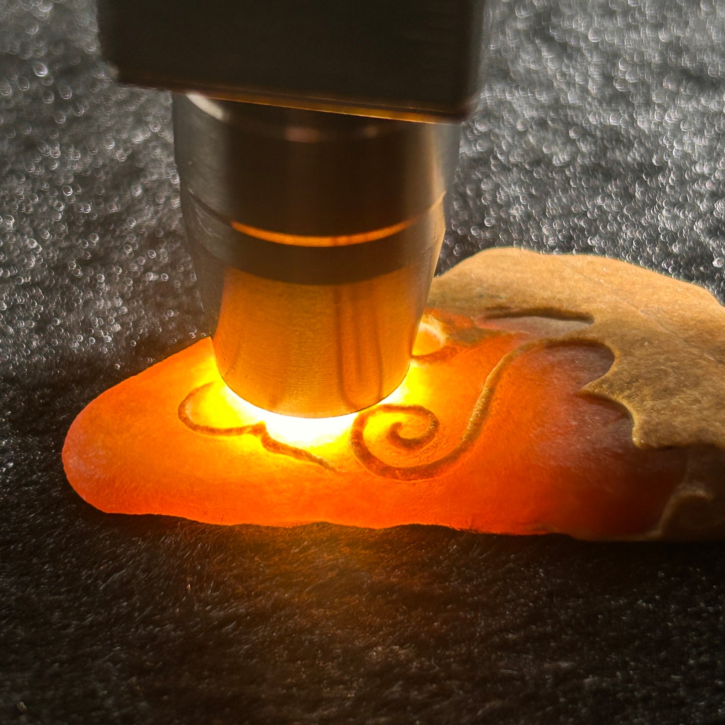 Natural Type A Jadeite | Da Ma Kan Windowed Yellow Jadeite | 35g | 60×30×8mm