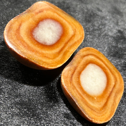 Natural Type A Jadeite | Warm Honey Brown Special Donut | Rare & Unique | 308g | 61×50mm