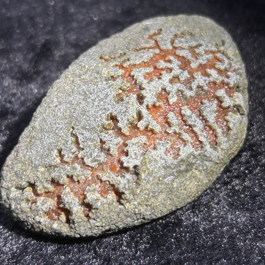 Natural Type A Jadeite | Nan Qi Windowed Jadeite | Ox Blood Red | 263g | 90×51×32mm