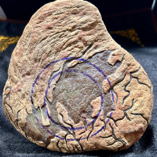 Natural Type A Jadeite | Yellow-Green Dama Kan Mountain Stone Material | 3.5kg | 150×150×90mm