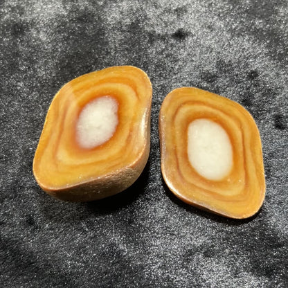 Natural Type A Jadeite | Warm Honey Brown Special Donut | Rare & Unique | 308g | 61×50mm